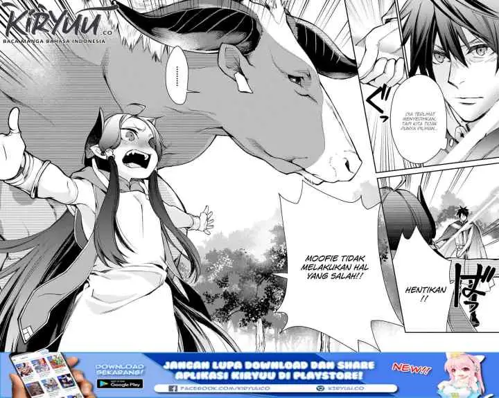 Saikyou no Madoshi. Hisa ni Ya wo Ukete Shimatta no de Inaka no Eihei ni Naru chapter 7.1 halaman 12