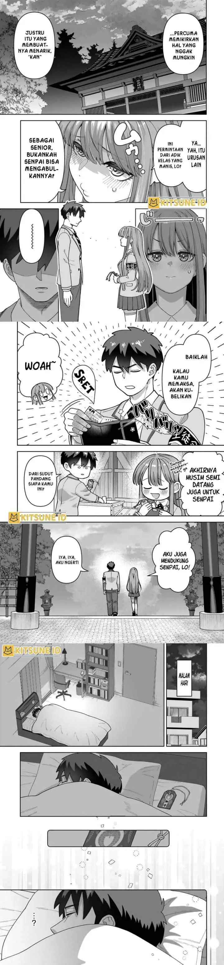 Ore ni Dake Koakuma na Kouhai wa Genjitsu demo Kawaii ga, Yume no Naka de wa Motto Kawaii chapter 1 halaman 8