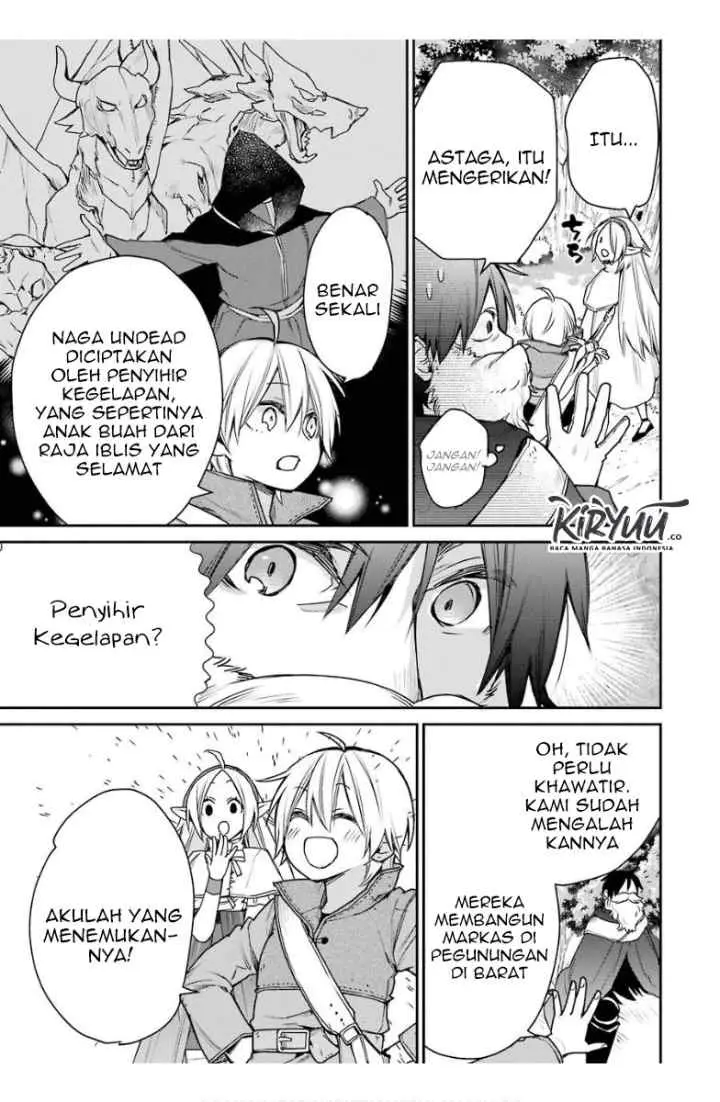 Saikyou no Madoshi. Hisa ni Ya wo Ukete Shimatta no de Inaka no Eihei ni Naru chapter 14.1 halaman 9