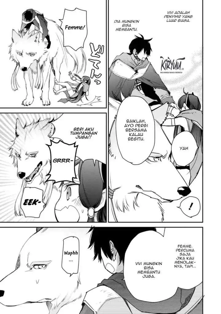 Saikyou no Madoshi. Hisa ni Ya wo Ukete Shimatta no de Inaka no Eihei ni Naru chapter 11.3 halaman 11