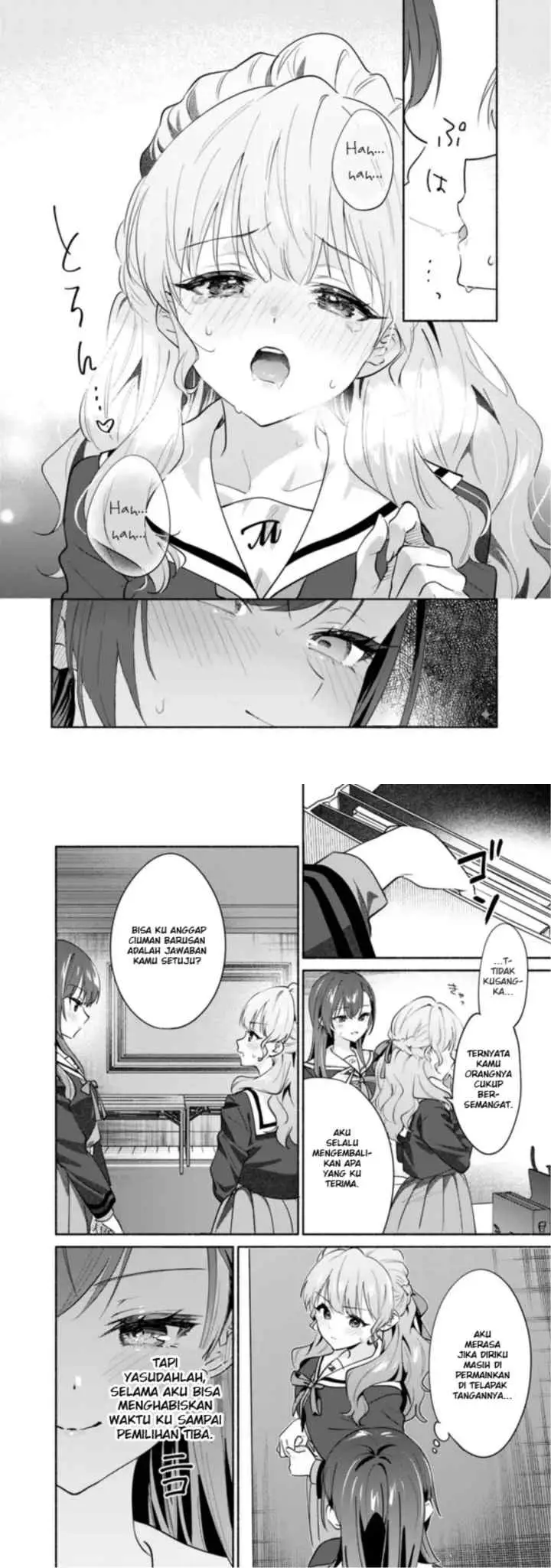 A Yuri Story About Breaking a Pretty Girl Who Keeps Insisting -I Won't Lose- Into Submission chapter 4 halaman 10