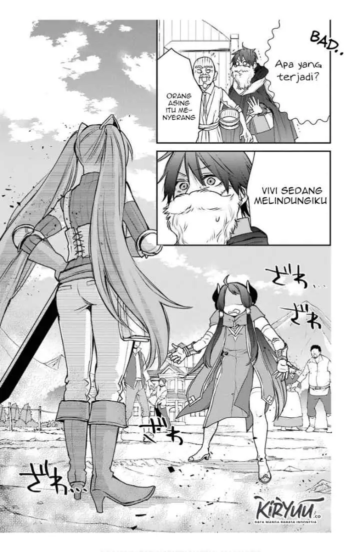 Saikyou no Madoshi. Hisa ni Ya wo Ukete Shimatta no de Inaka no Eihei ni Naru chapter 14.1 halaman 13