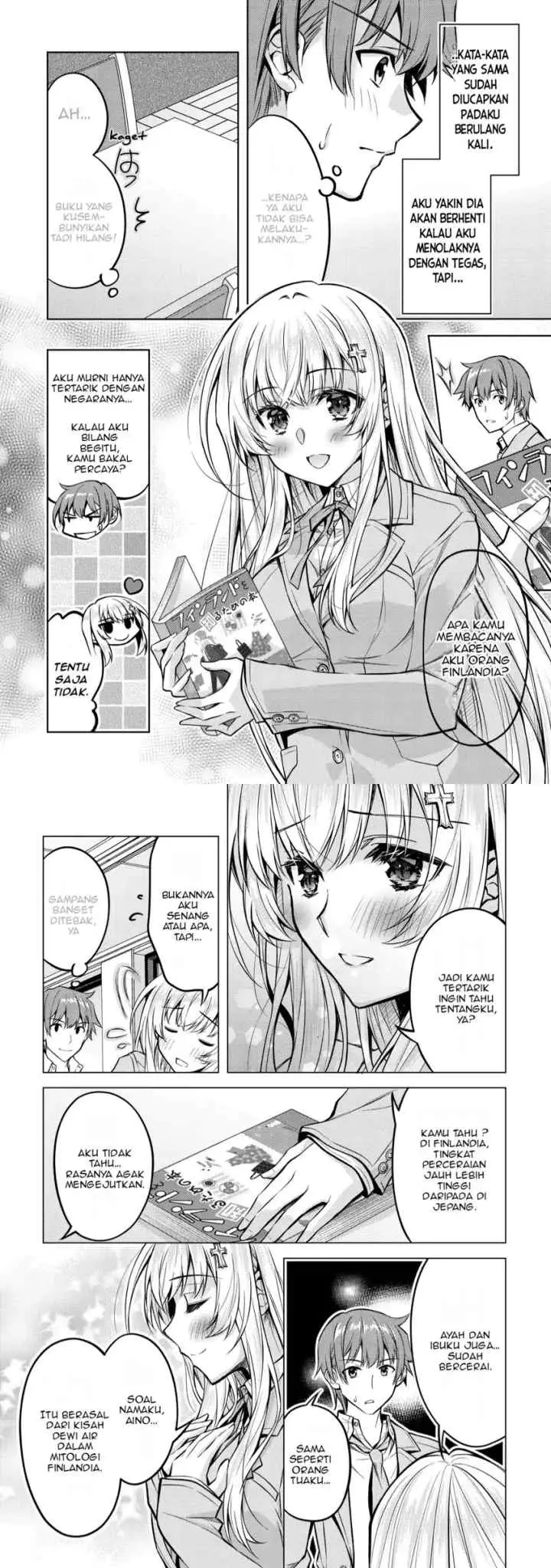 Tsundere Hokuou Bishoujo no Classmate ga, Kon'yakusha ni Natta Totan ni Dere Ippentou ni Natte Shimatta Ken ni Tsuite chapter 4 halaman 6