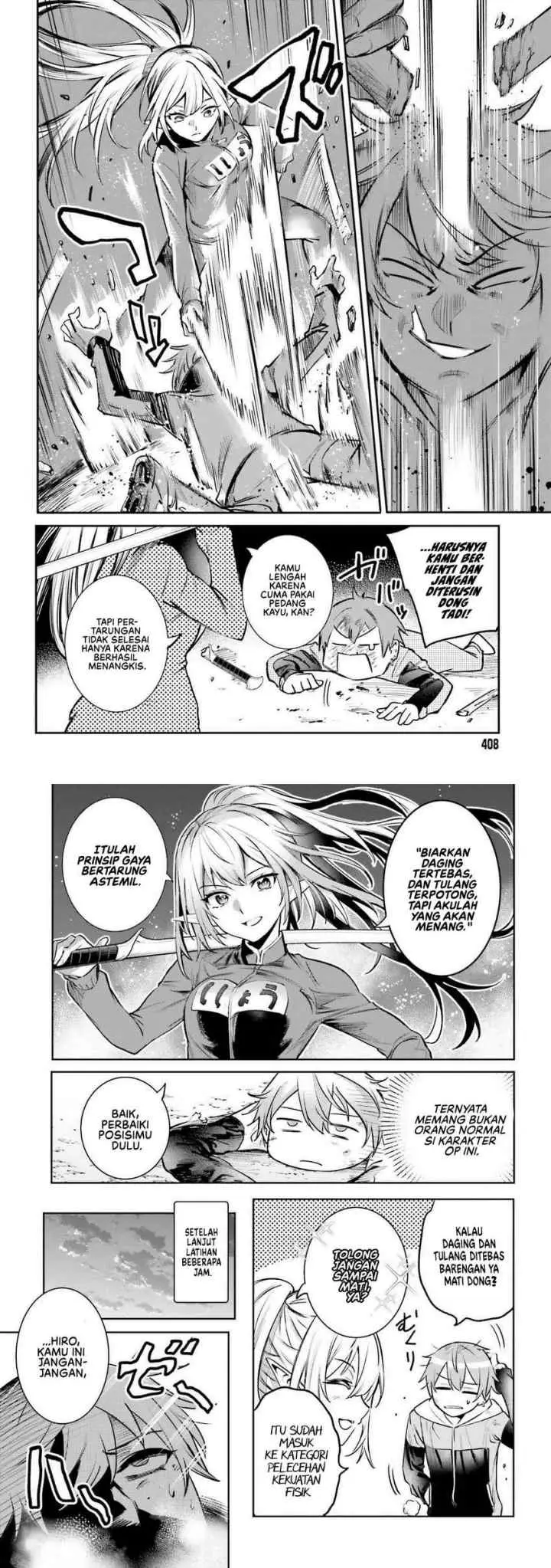 Danshi Kinsei Game Sekai de Ore ga Yarubeki Yuiitsu no Koto - Yuri no Ma ni Hasamaru Otoko to Shite Tensei shite shimaimashita chapter 4 halaman 8