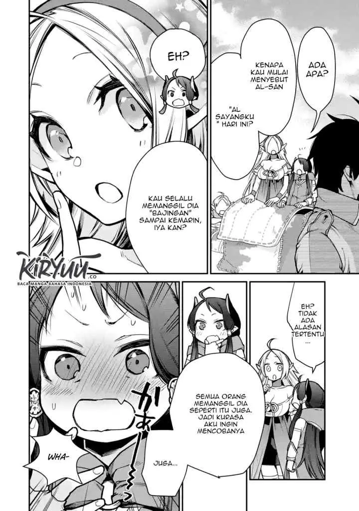 Saikyou no Madoshi. Hisa ni Ya wo Ukete Shimatta no de Inaka no Eihei ni Naru chapter 7.3 halaman 14
