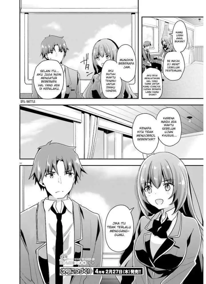 Youkoso Jitsuryoku Shijou Shugi no Kyoushitsu e chapter 46 halaman 15