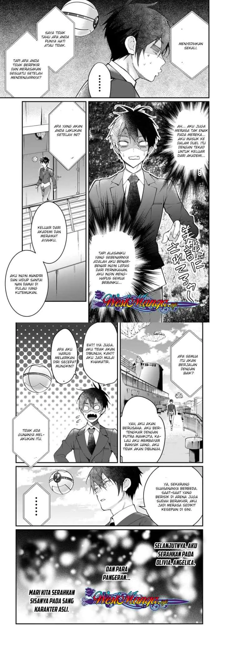 Otome Game Sekai wa Mob ni Kibishii Sekai Desu chapter 12.2 halaman 5