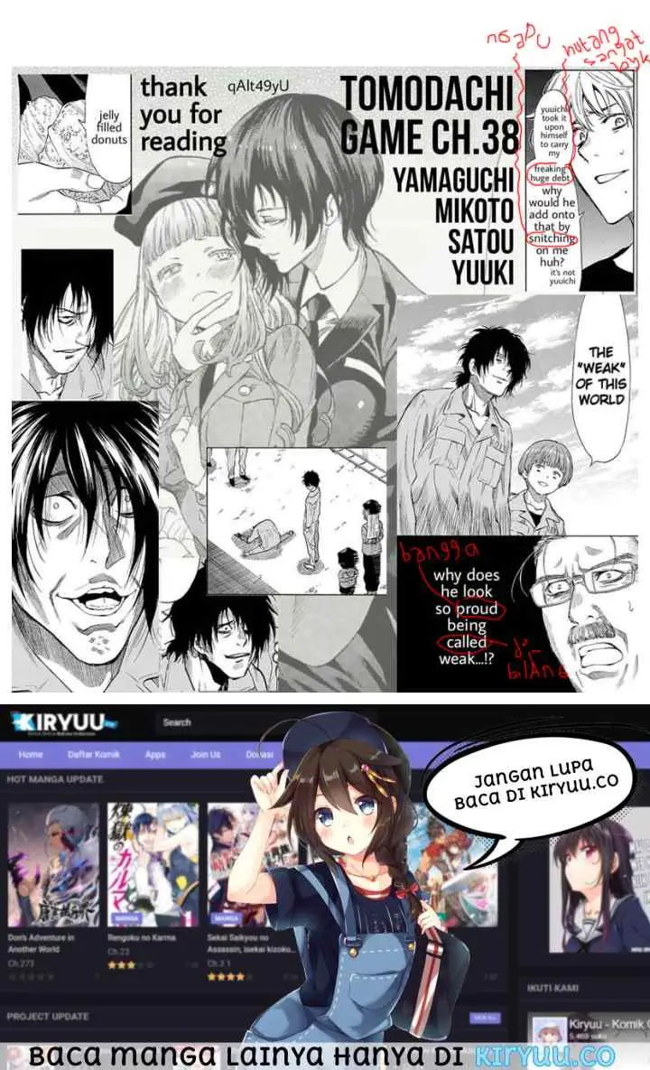 Tomodachi Game chapter 38 halaman 18