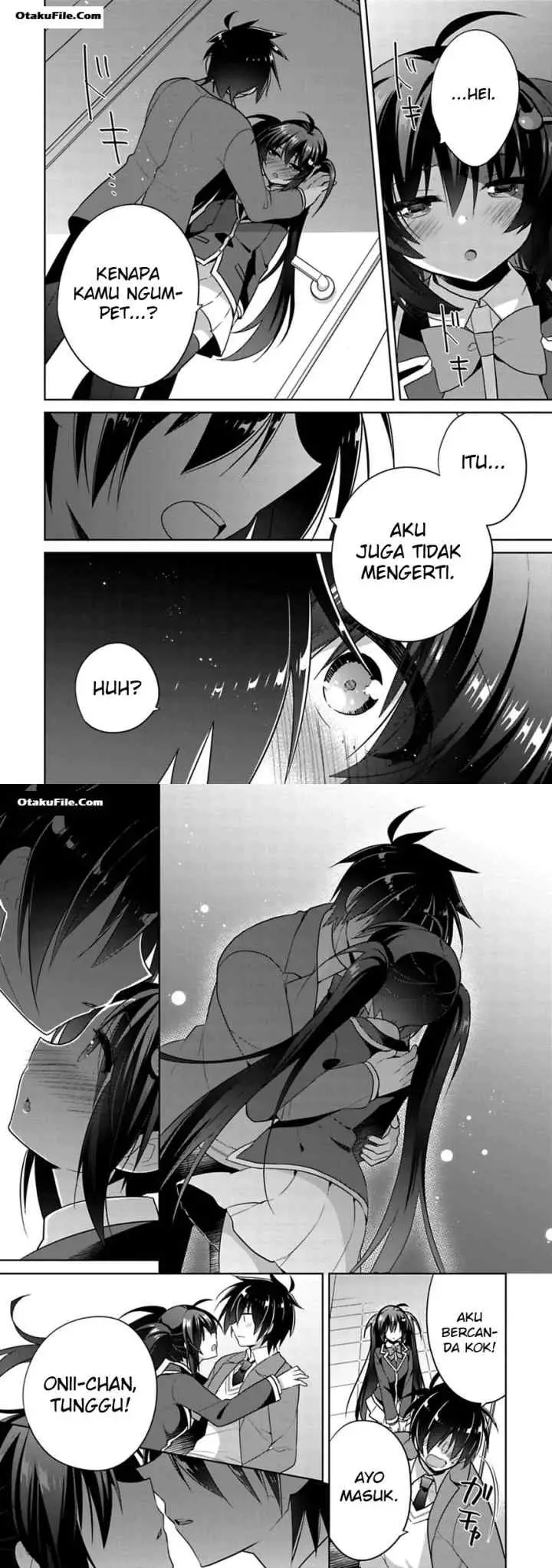 Siscon Ani to Brocon Imouto ga Shoujiki ni Nattara chapter 1 halaman 19