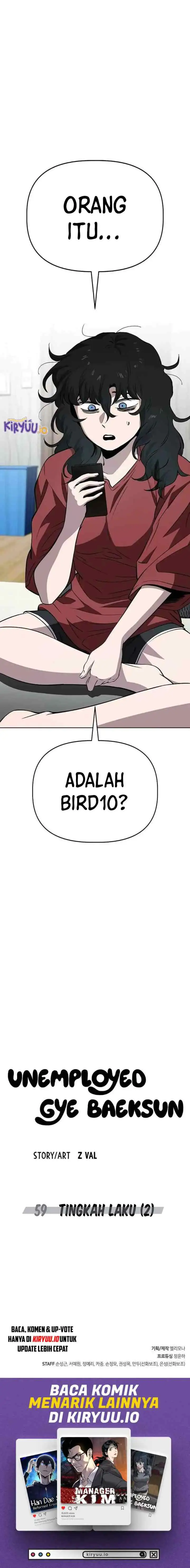 Unemployed and Jobless Gye Baek-Sun chapter 59 halaman 11