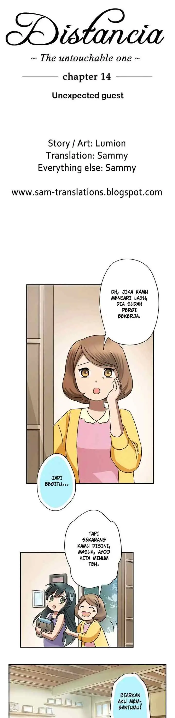 Distancia ~ The Untouchable One chapter 14 halaman 4