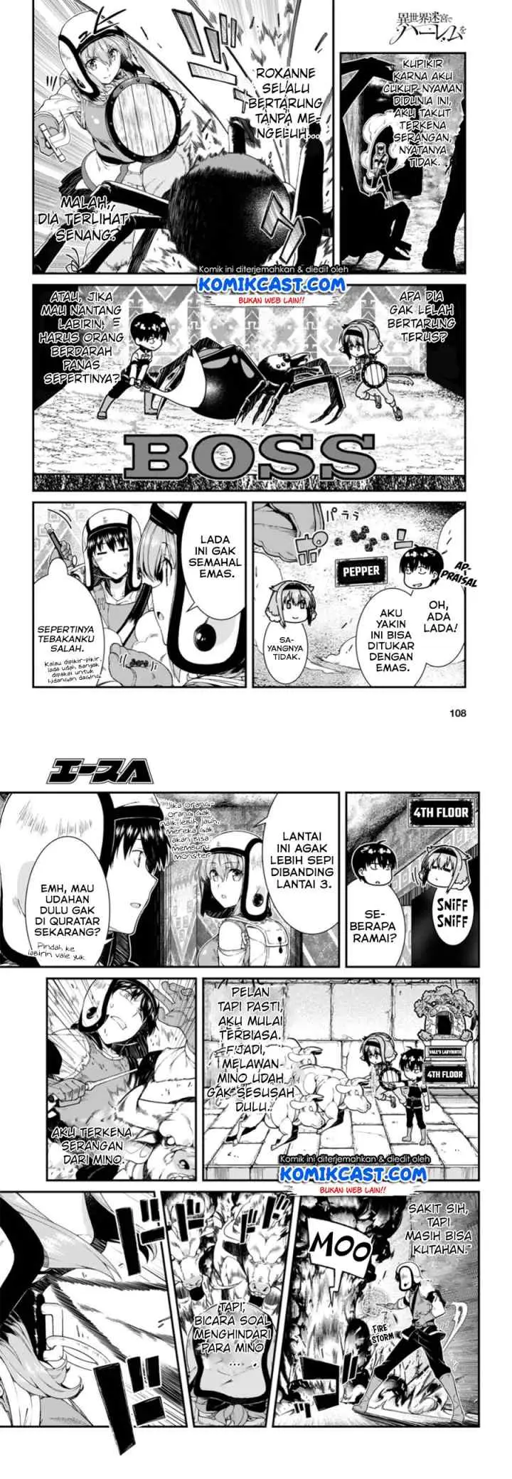 Isekai Meikyuu de Harem wo chapter 28 halaman 12