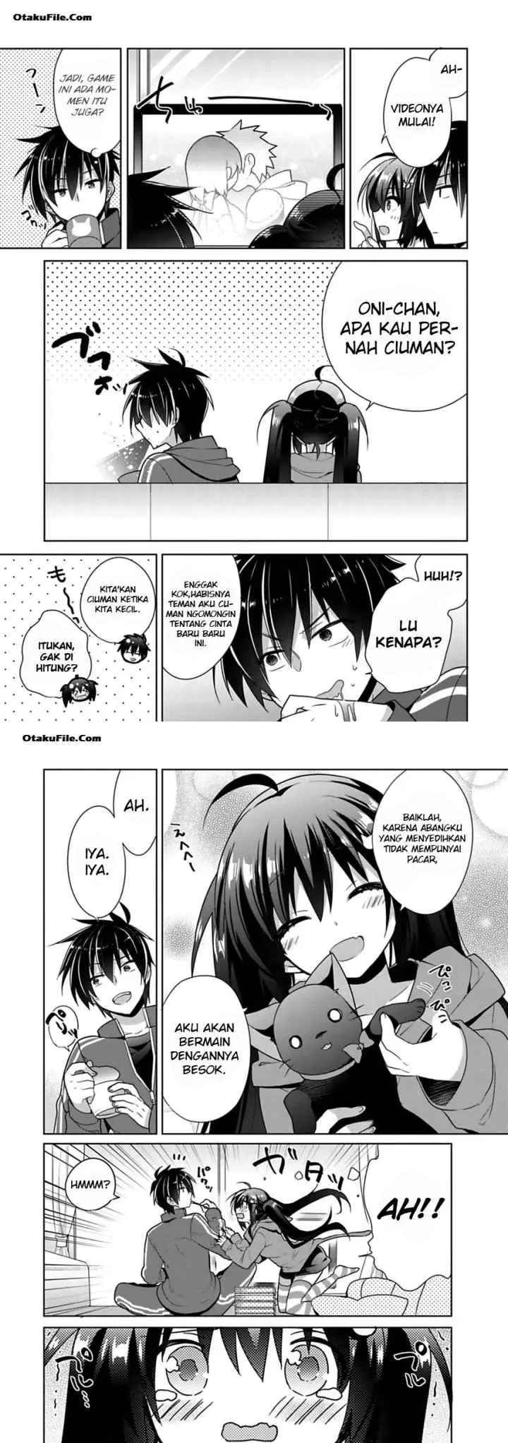 Siscon Ani to Brocon Imouto ga Shoujiki ni Nattara chapter 1 halaman 4