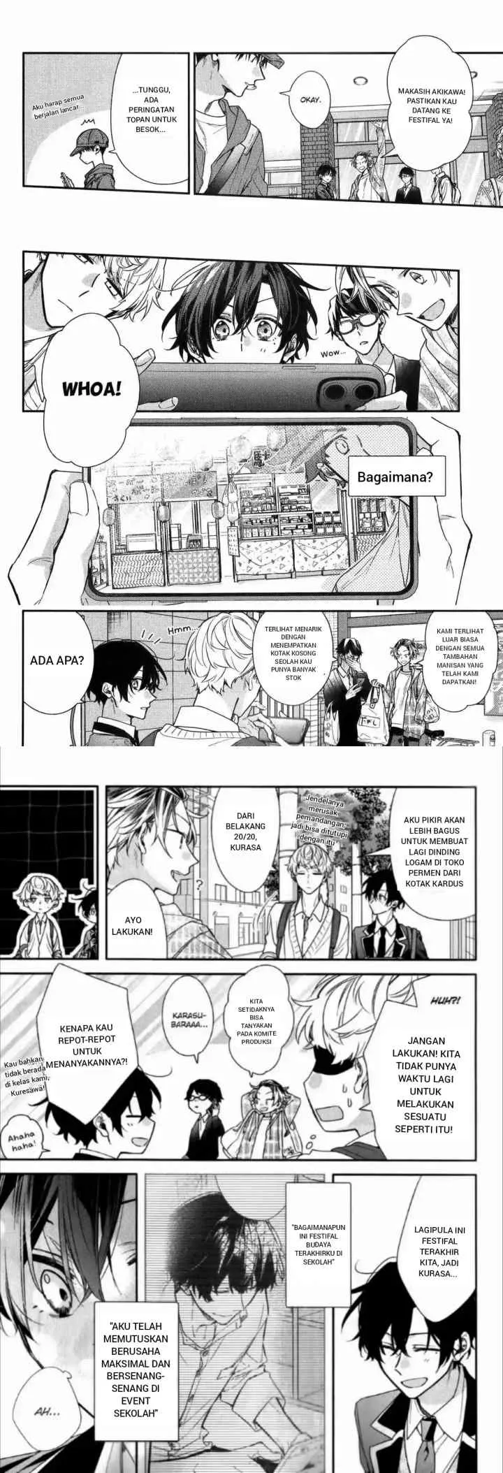 Sasaki to Miyano chapter 49 halaman 9