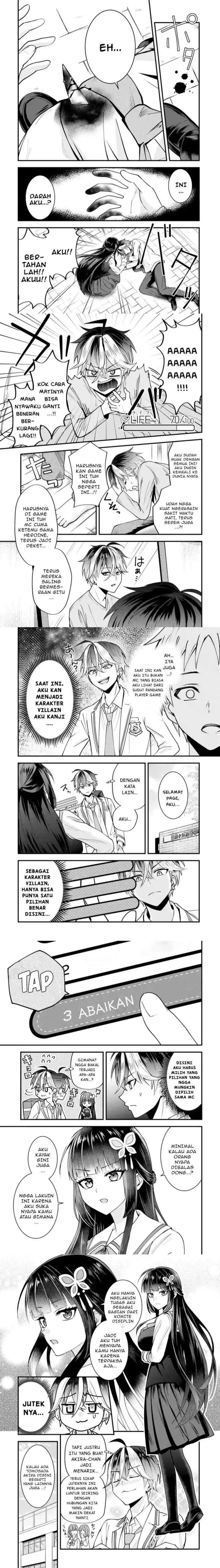 Yarikonda Ren'ai Game no Akuyaku ni Tensei Shita Node, Gensaku Chishiki de Hiroin o Kōryaku Shimasu chapter 1 halaman 7