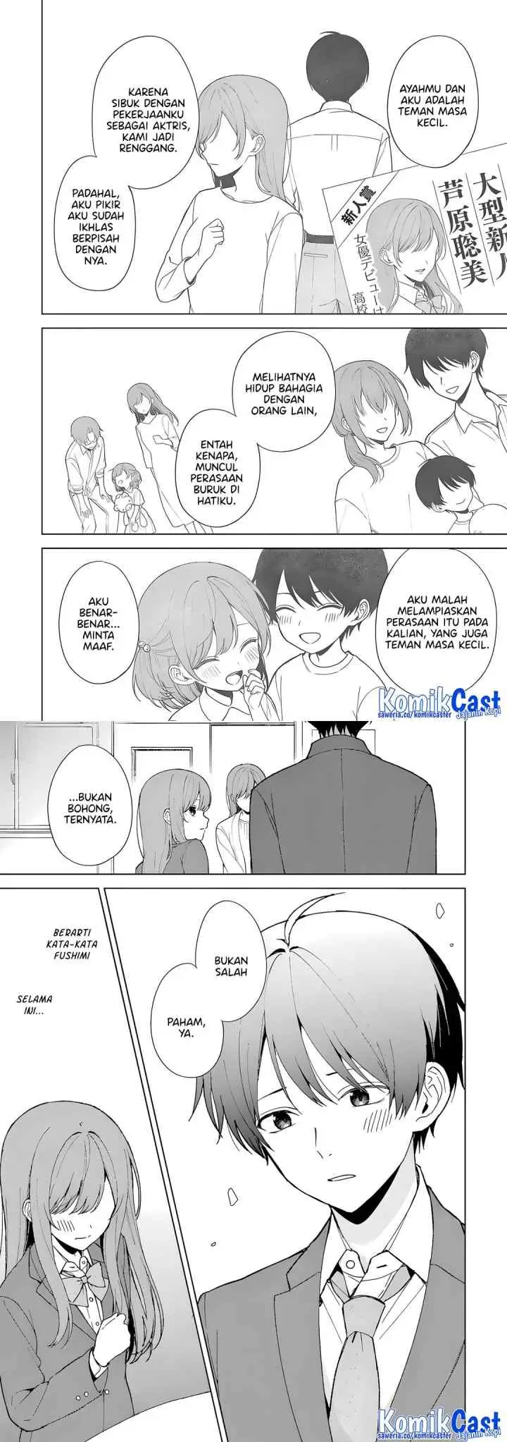 Chikan Saresou ni Natteiru S-kyuu Bishoujo wo Tasuketara Tonari no Seki no Osanajimi datta chapter 90 halaman 4