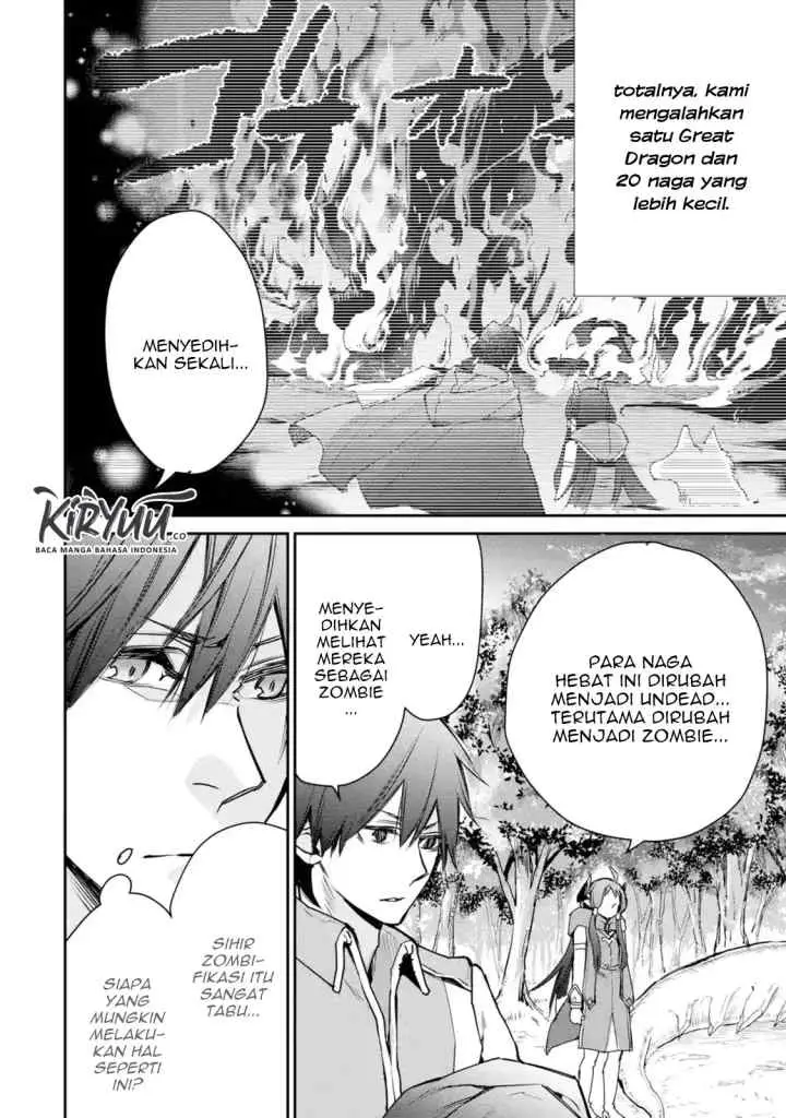 Saikyou no Madoshi. Hisa ni Ya wo Ukete Shimatta no de Inaka no Eihei ni Naru chapter 13.1 halaman 4