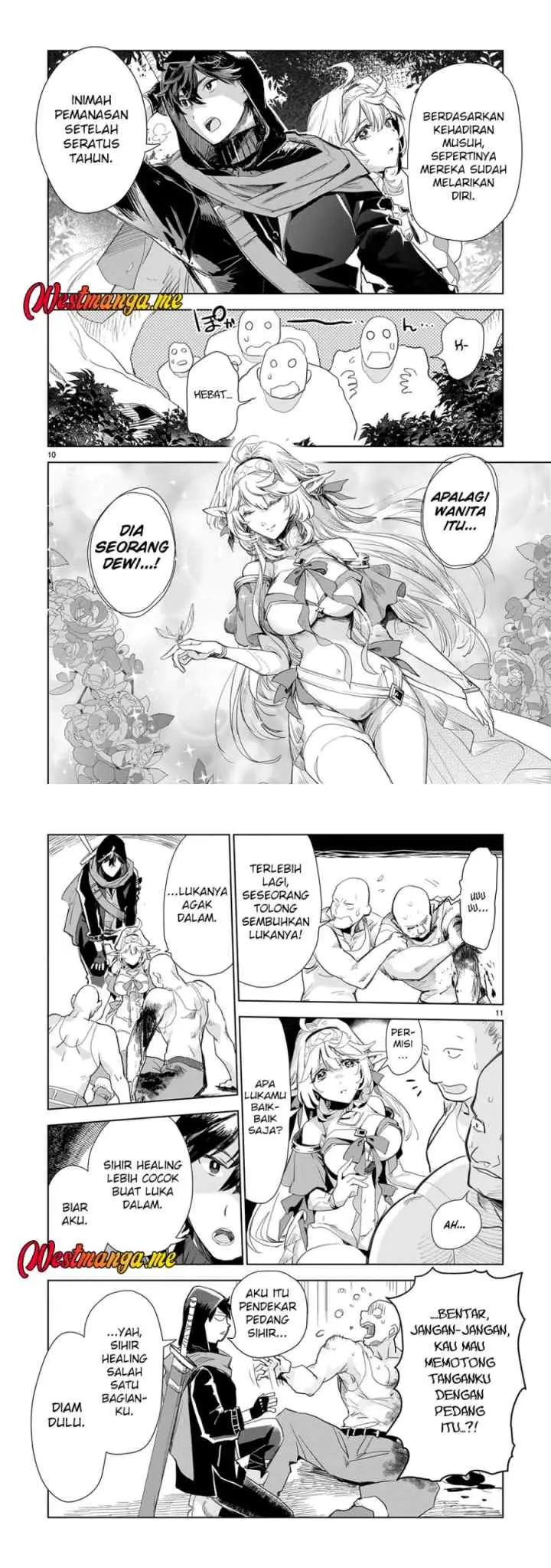 Elf Tsuma to Hajimeru Yuukyuu no Tabi ~Densetsu no Yuusha, Aisuru Elf to Tomoni 100-nen Mae ni Sukutta Sekai wo Tabisuru~ chapter 3 halaman 6