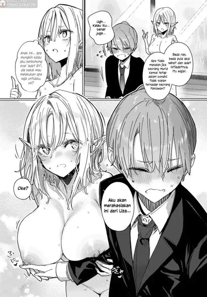 Doukyo Shiteiru Kensei no Onna Shishou ga Kawaisugite Mainichi Shiawase Desu chapter 9.2 halaman 7