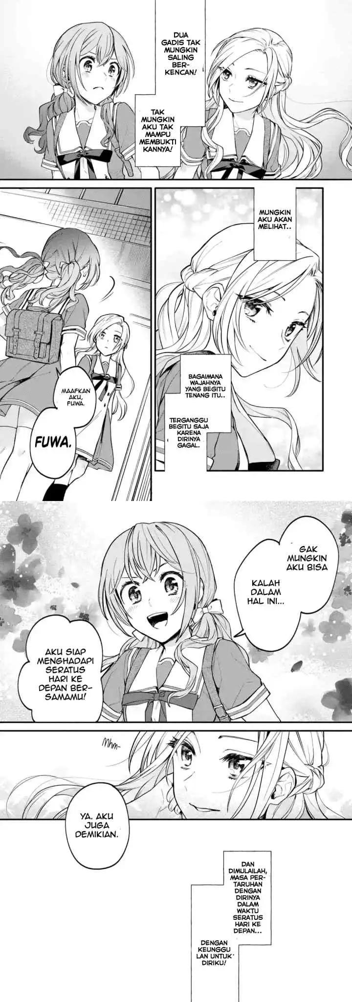 Onna Doushi to ka Arienai deshou to Iiharu Onna no ko wo, Hyakunichi kan de Tetteiteki ni Otosu Yuri no Ohanashi chapter 1 halaman 17