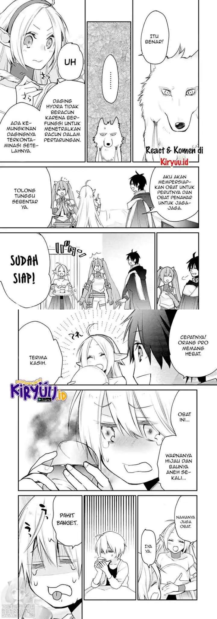 Saikyou no Madoshi. Hisa ni Ya wo Ukete Shimatta no de Inaka no Eihei ni Naru chapter 17.2 halaman 7