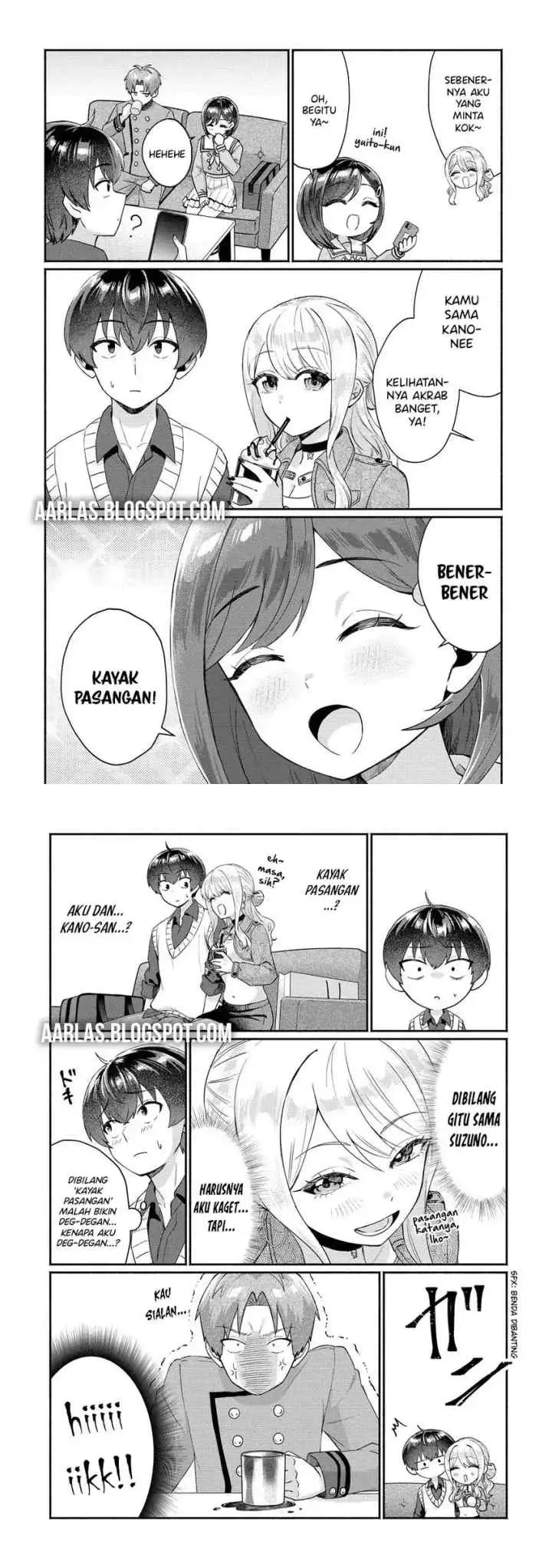 Douyara Ore wa Imadoki Gal na Toshiue Osananajimi kara Gekiomo Kanjou wo Mukerareteiru Rashii chapter 8 halaman 4