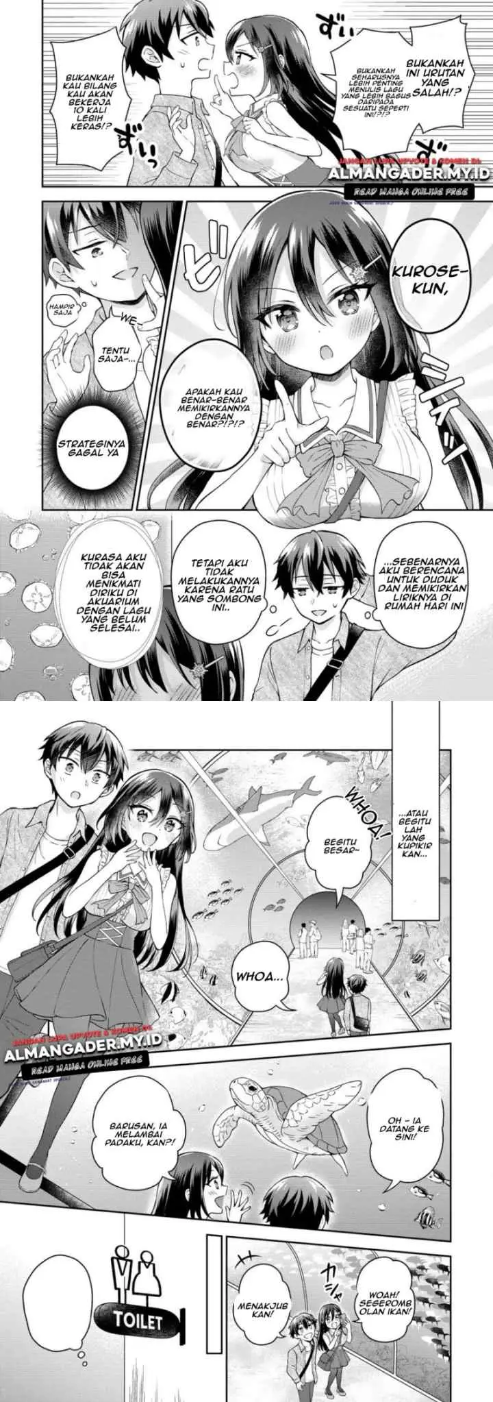 Tonari no Seki no Inkya Joshi ga Oshi Utaite Datta - Ore no Kyoku wo Uttatekure! chapter 4.1 halaman 5