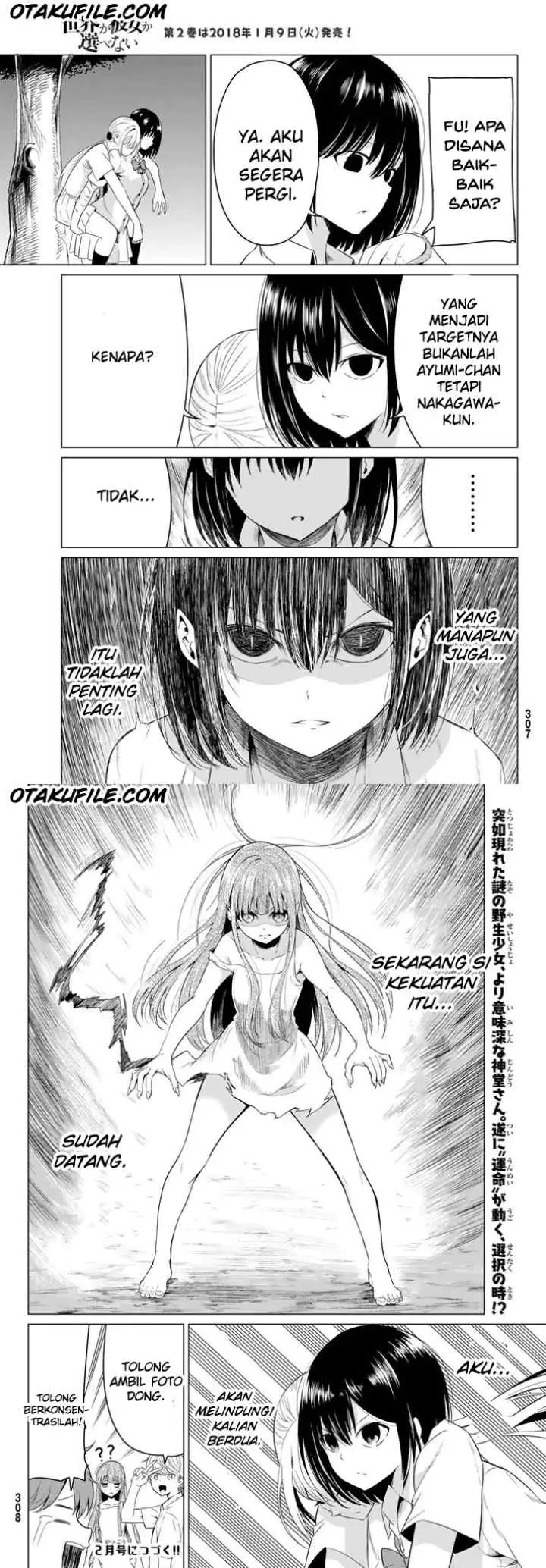 Sekai ka Kanojo ka Erabenai chapter 9 halaman 18