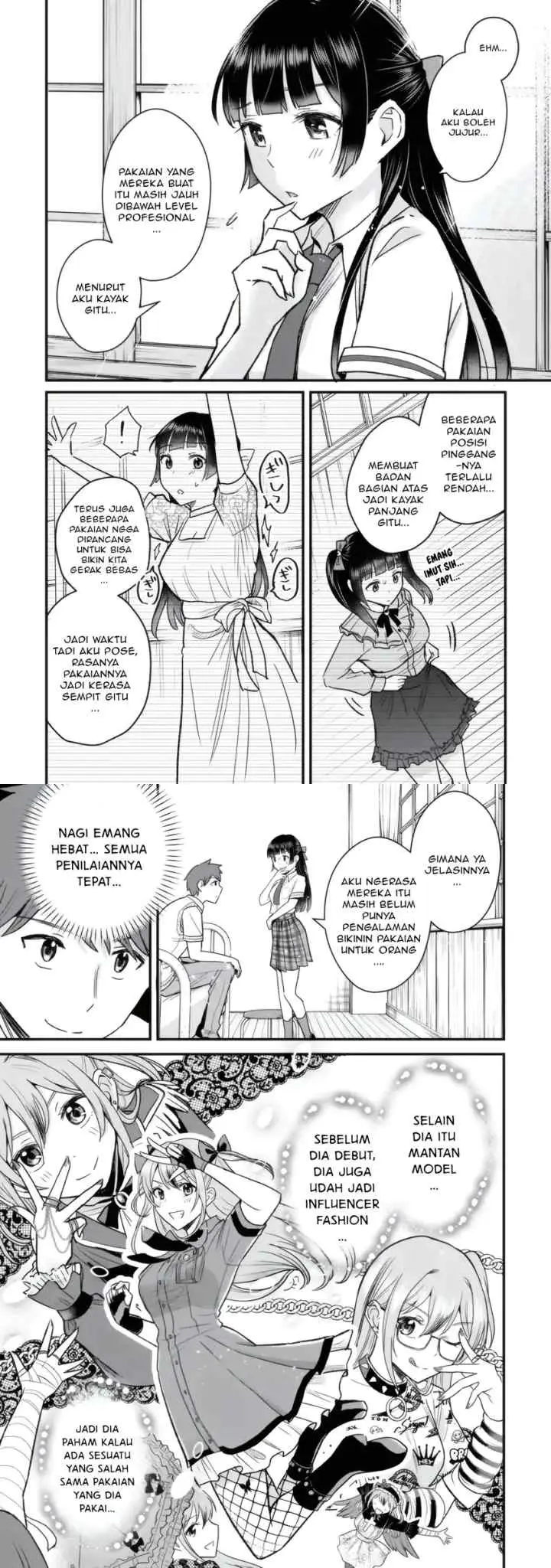 Uchi no Seiso-kei Iinchou ga Katsute Chuunibyou Idol Datta Koto wo Ore Dake ga Shitteiru chapter 5.2 halaman 4