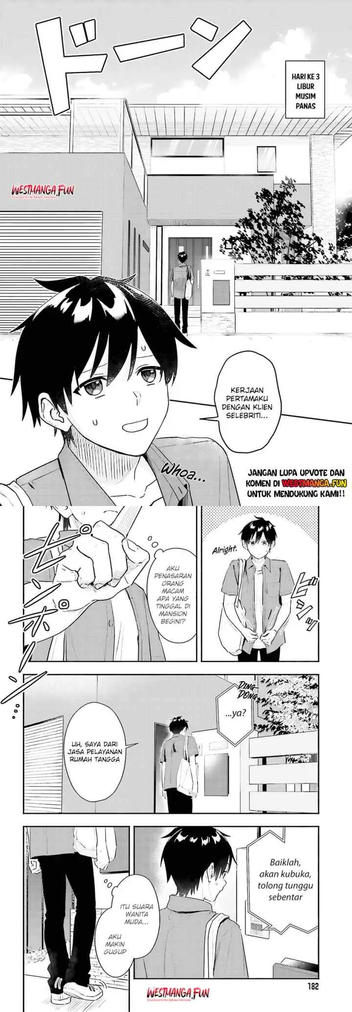 Kajidaikou no Arbeit wo Hajimetara Gakuen Ichi no Bishoujo no Kazoku ni Kiniirarechaimashita chapter 1 halaman 9