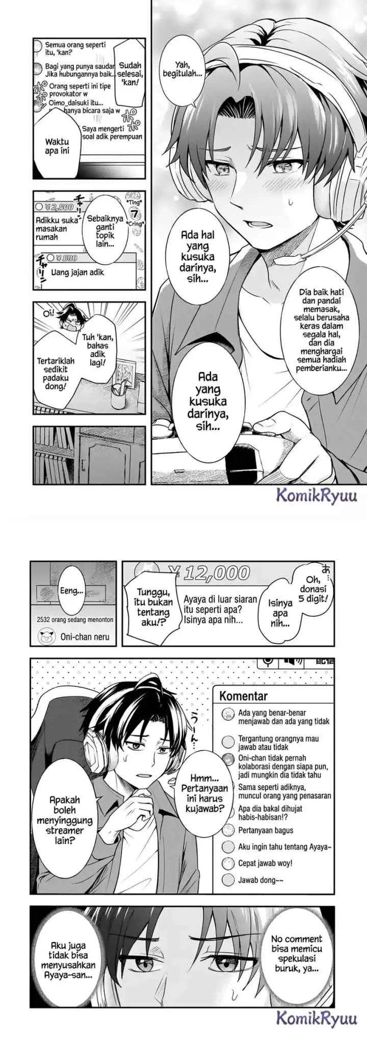 Aori-kei Game Haishinsha (Hatachi), Haishin no Kiri Wasure ni Yori Ii Hito Baresuru chapter 6 halaman 11