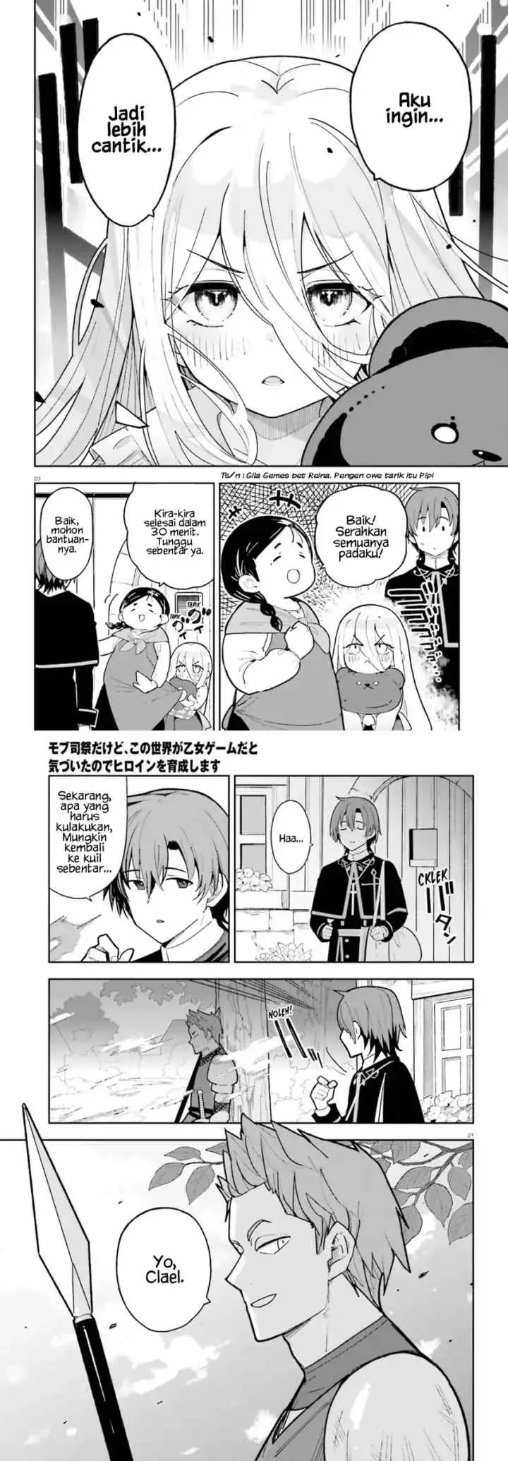 Mob Shisai Dakedo, Kono Sekai ga Otome Game dato Kizuita node Heroine wo Ikusei Shimasu chapter 4 halaman 11