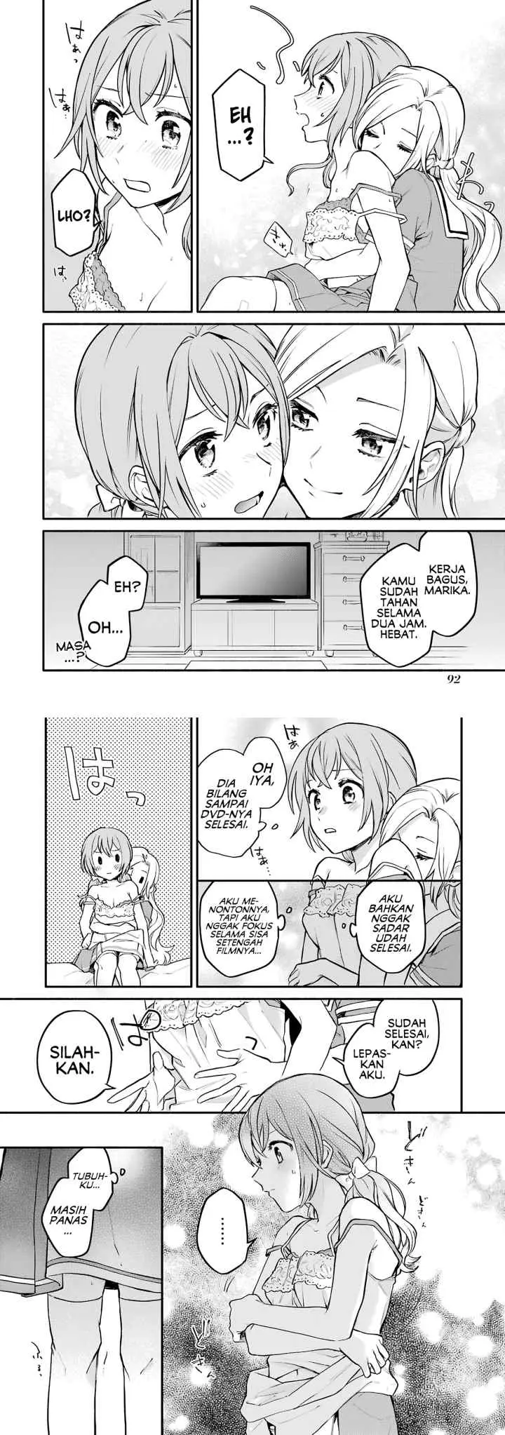 Onna Doushi to ka Arienai deshou to Iiharu Onna no ko wo, Hyakunichi kan de Tetteiteki ni Otosu Yuri no Ohanashi chapter 3 halaman 13