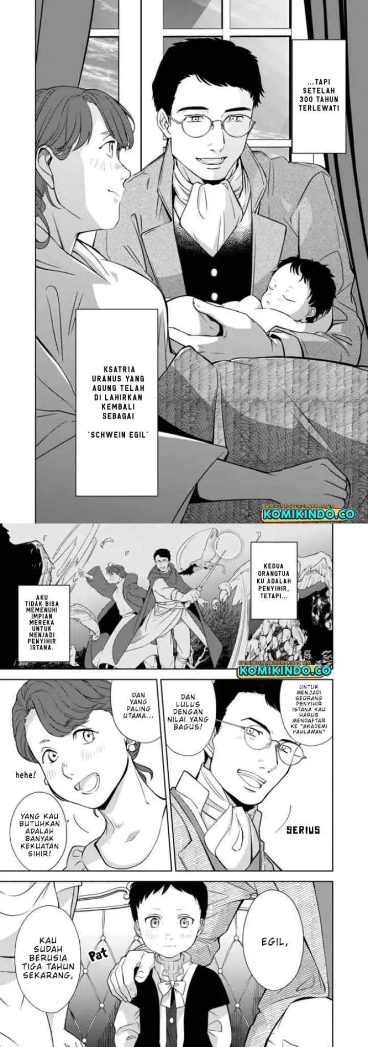 The Reincarnated Swordsman With 9999 Strength Wants To Become A Magician! chapter 1 halaman 6