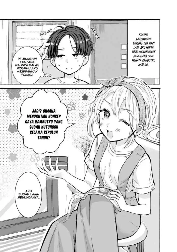 Nee, Mou Isso Tsukiacchau? Osananajimi no Bishoujo ni Tanomarete, Camo Kareshi Hajimemashita chapter 18 halaman 4