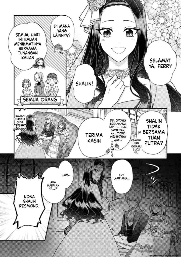 Heroine ga Kuru Mae ni Ninshin shimashita ~Tsunda Hazu no Akuyaku Reijou desuga, Douyara Chigau youdesu~ chapter 9.1 halaman 6