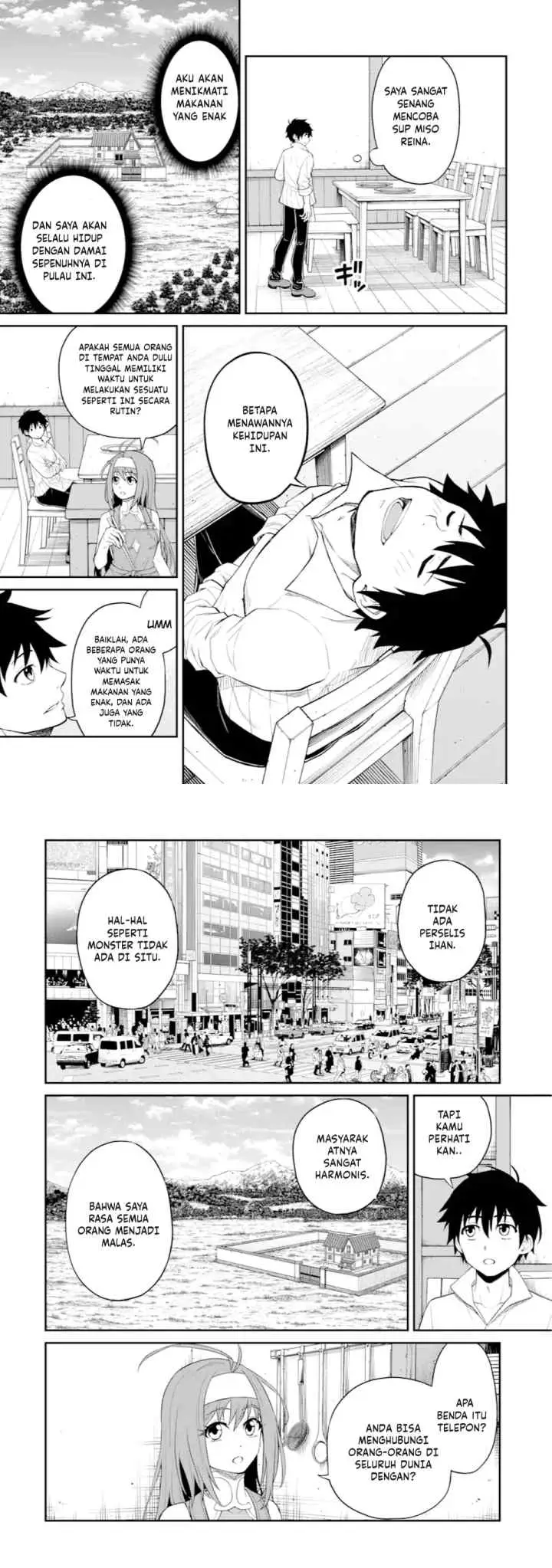 Tenseishitara Saikyou Shutachi ga Sumau Shima deshita. Kono Shima de Slow Life wo Tanoshimimasu chapter 13 halaman 7