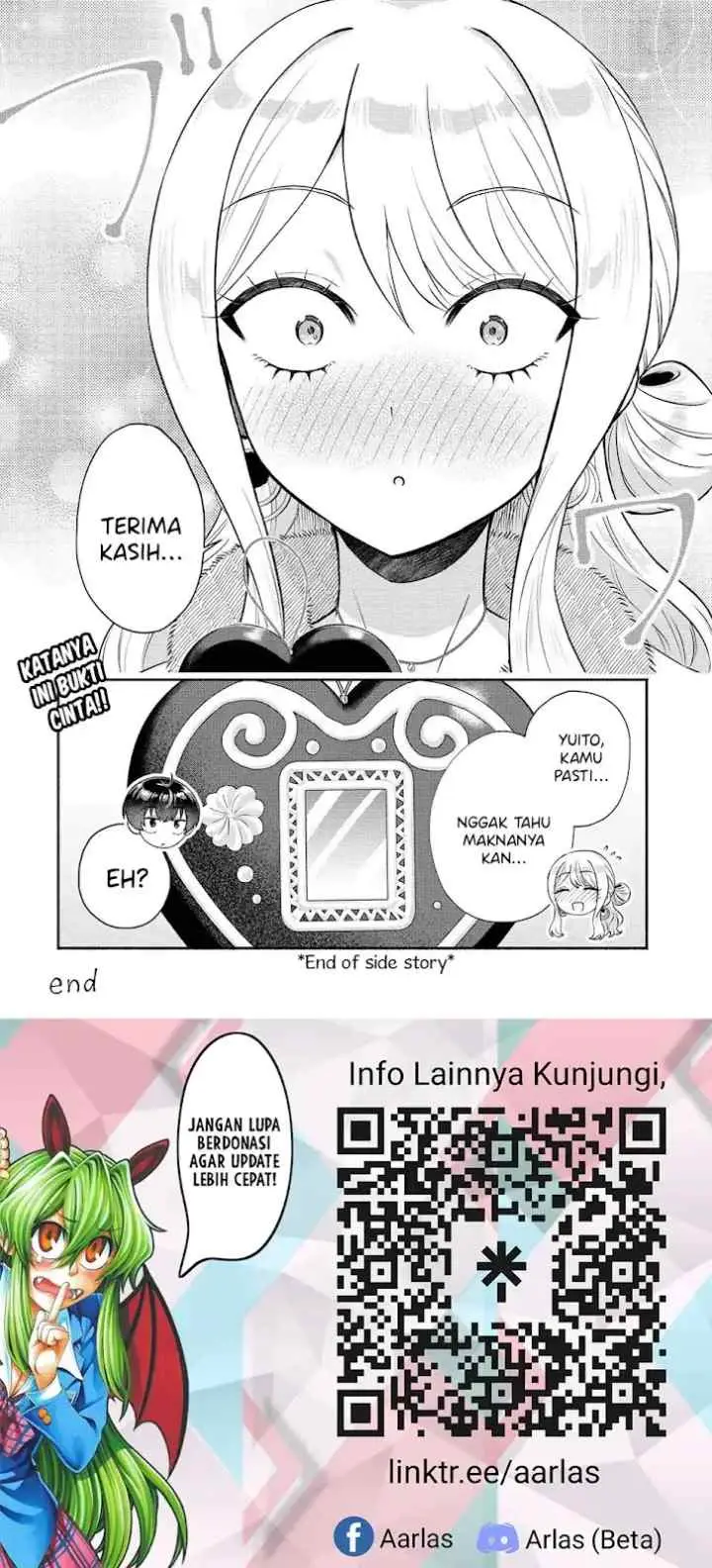 Douyara Ore wa Imadoki Gal na Toshiue Osananajimi kara Gekiomo Kanjou wo Mukerareteiru Rashii chapter 11.5 halaman 5