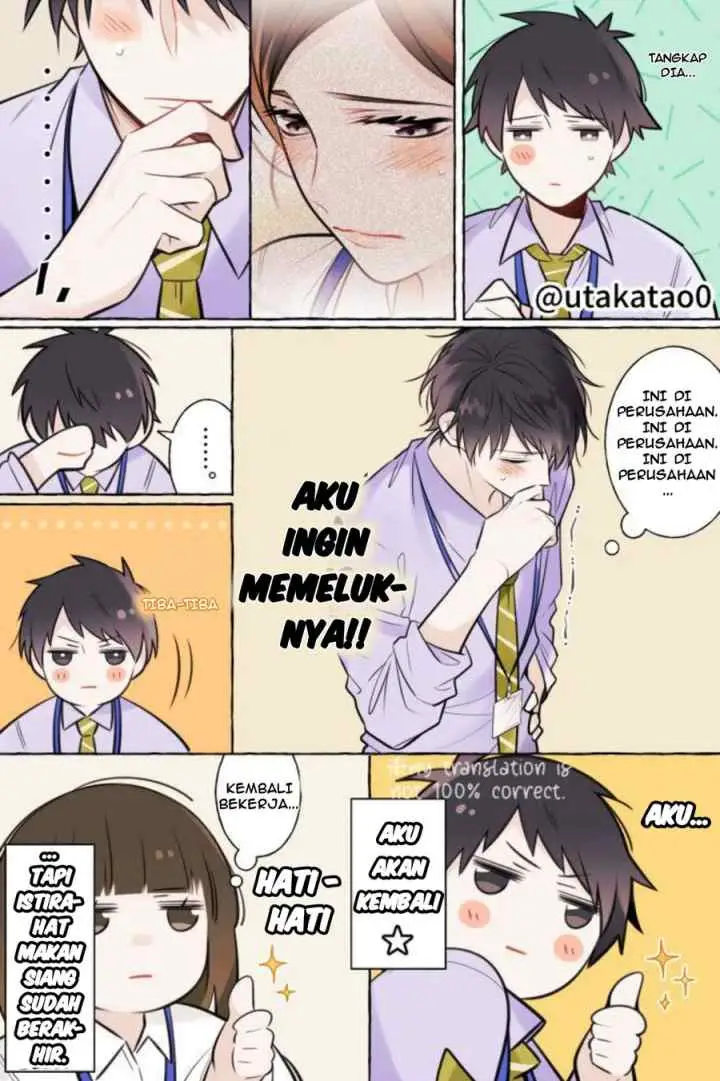Shokuba to Jitaku de Gyappu no Aru Papa chapter 13.9 halaman 8