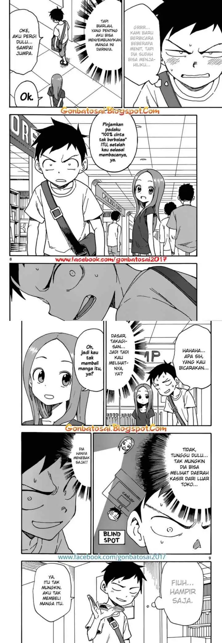 Karakai Jouzu no Takagi-san chapter 38 halaman 6