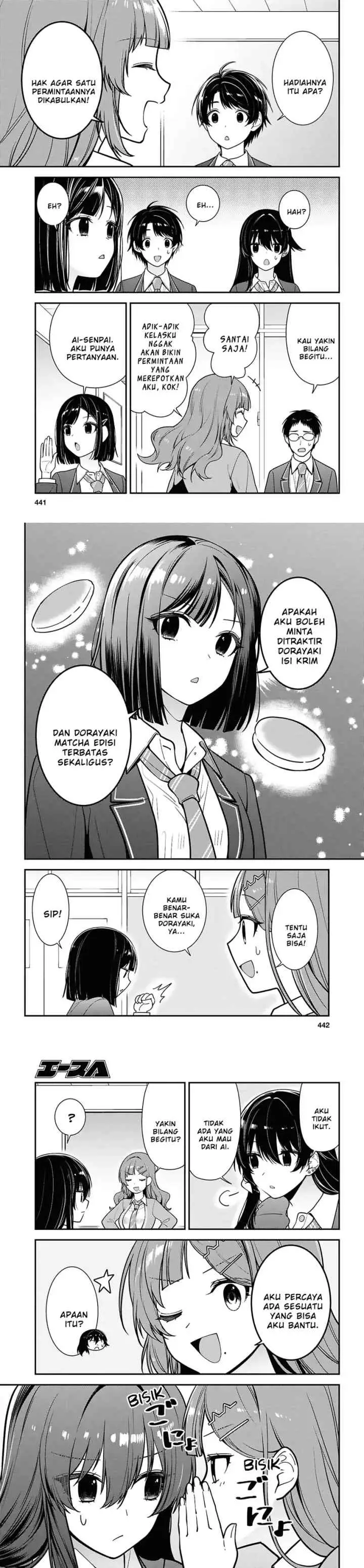 Tonari no Seki no Yankee Shimizu-san ga Kami o Kuroku Sometekita chapter 12 halaman 11