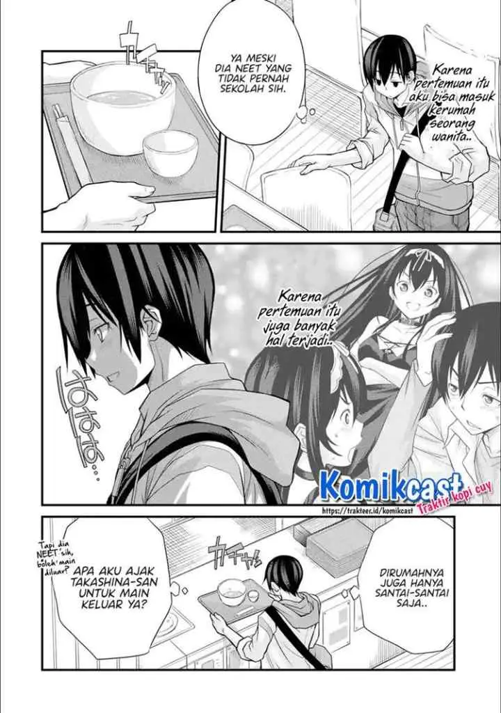 Kirei na Kurokami no Takashina-san (Mushoku) to Tsukiau Koto ni Natta chapter 5.3 halaman 7