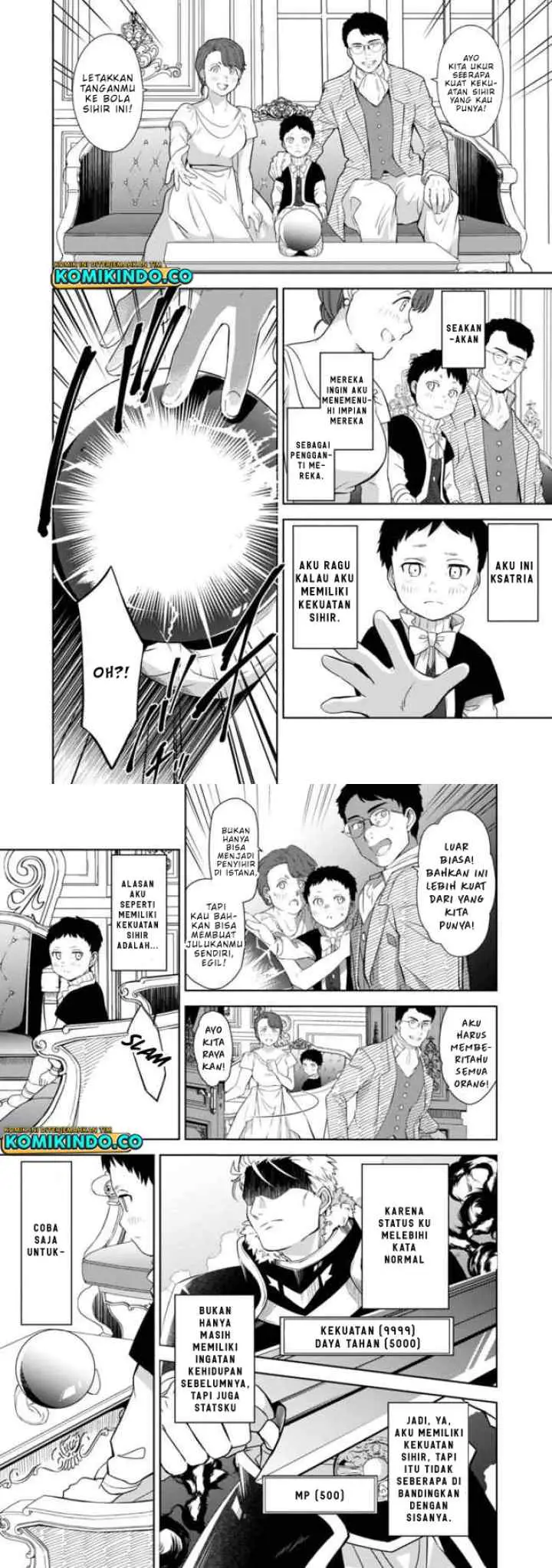 The Reincarnated Swordsman With 9999 Strength Wants To Become A Magician! chapter 1 halaman 7