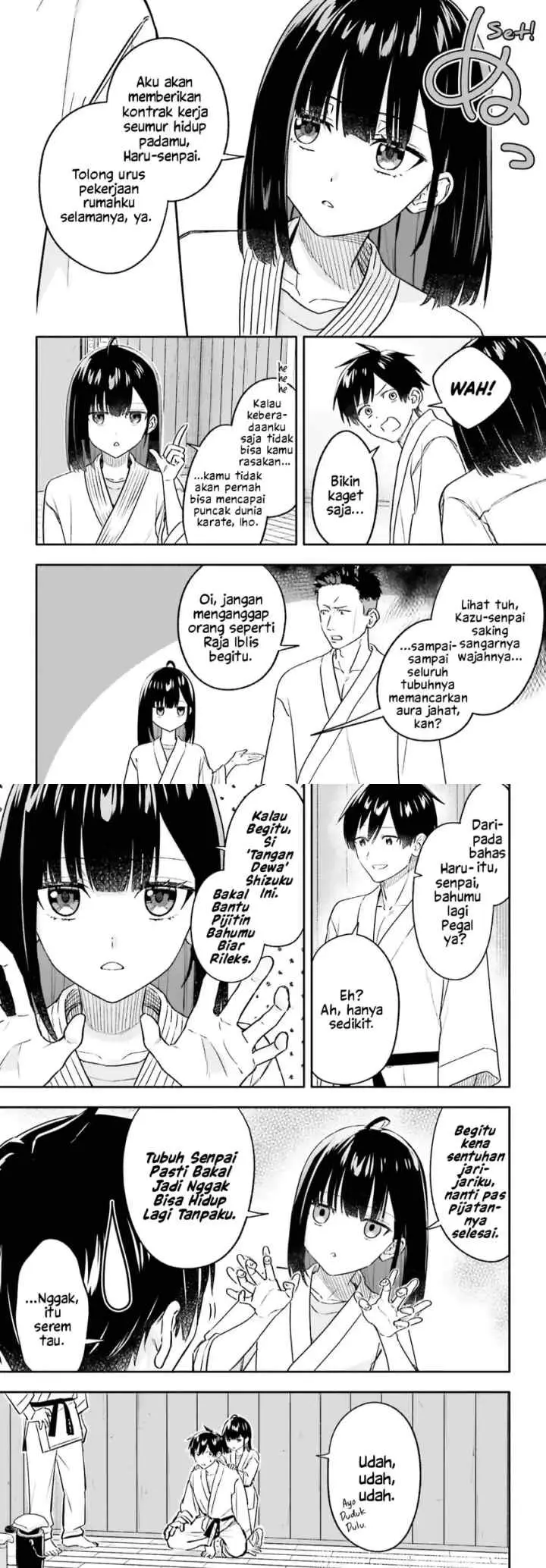 Kajidaikou no Arbeit wo Hajimetara Gakuen Ichi no Bishoujo no Kazoku ni Kiniirarechaimashita chapter 12 halaman 7