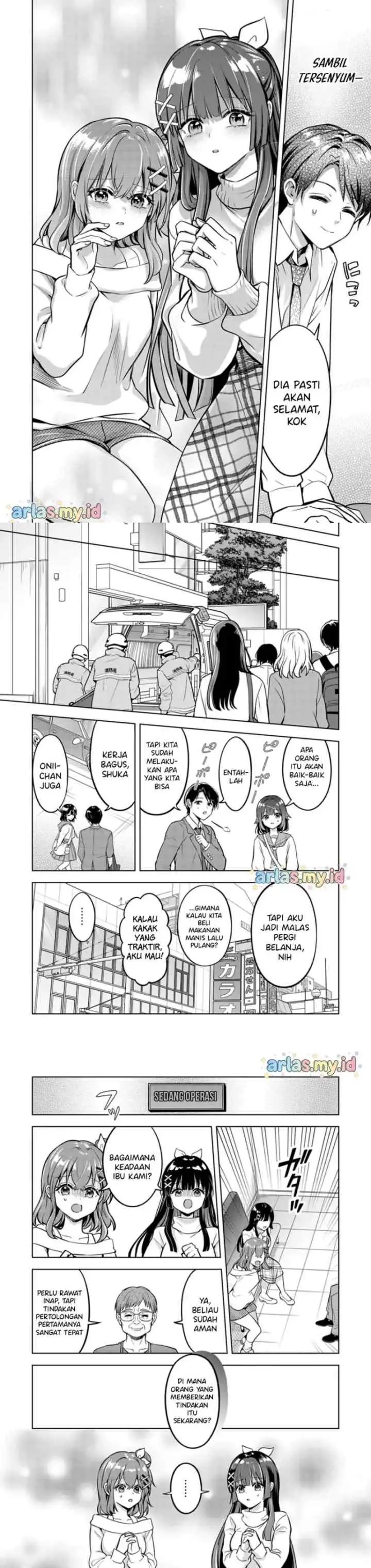 Taoreta Fujin o Sukutta Gohoubi wa, Musume no Bijin Futago to no Otsukiai Deshita chapter 1 halaman 6
