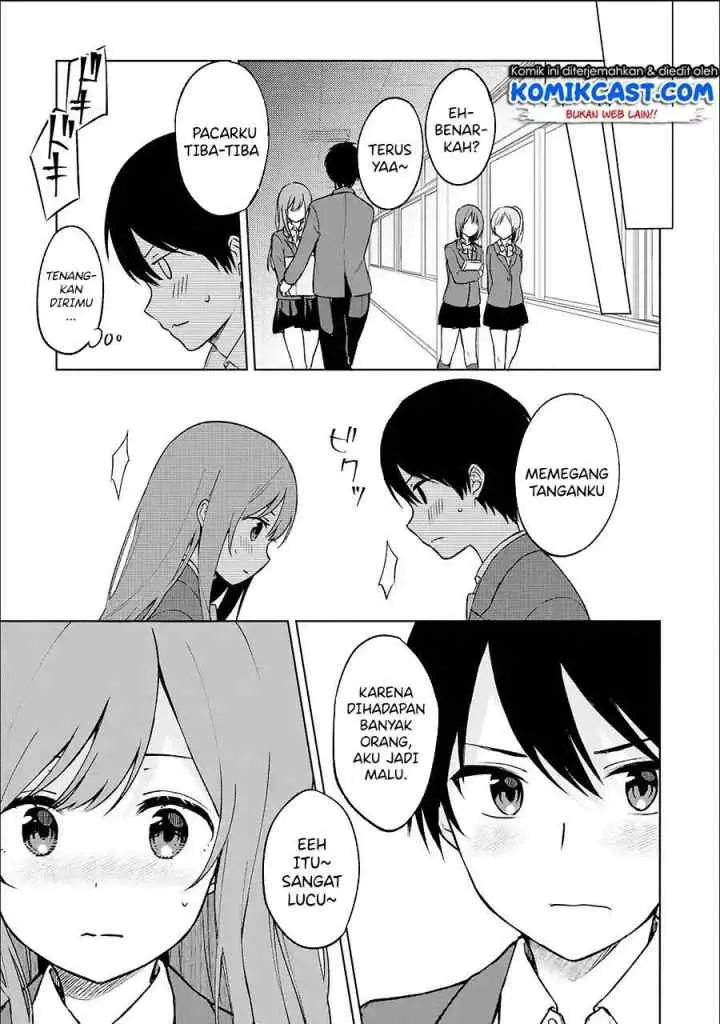 Chikan Saresou ni Natteiru S-kyuu Bishoujo wo Tasuketara Tonari no Seki no Osanajimi datta chapter 14 halaman 9