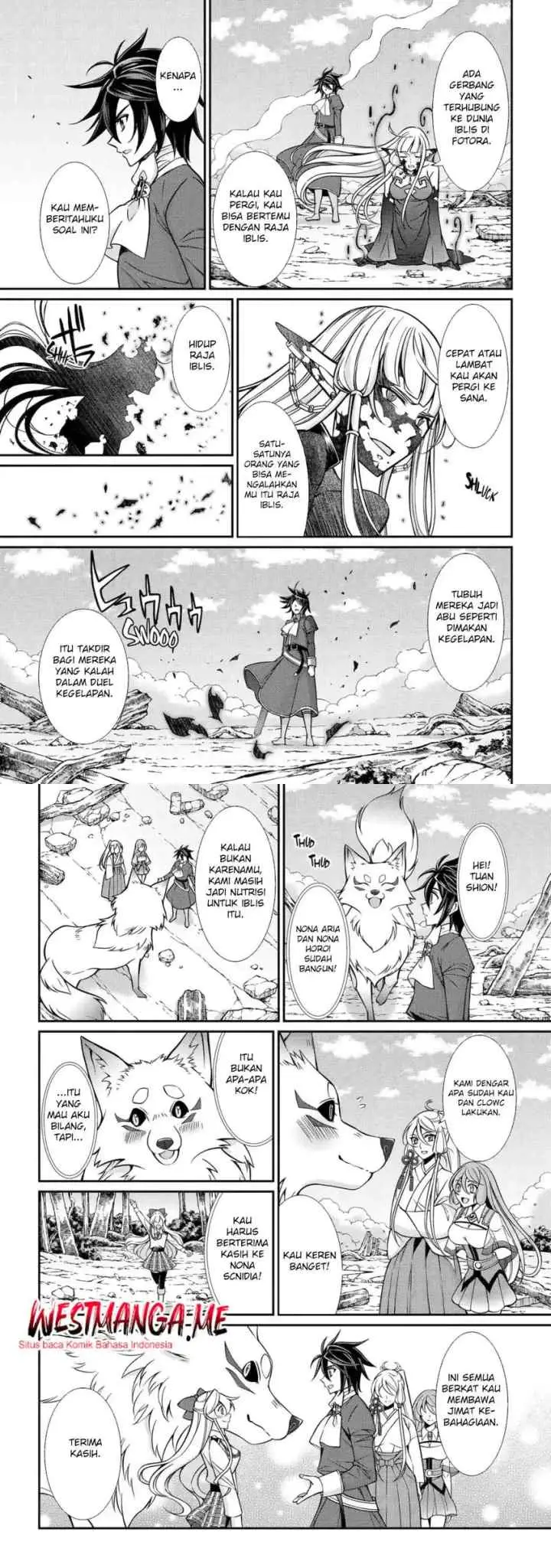 Shikkoku Tsukai no Saikyo Yusha Nakama Zen'in ni Uragira Retanode Saikyo no Mamono chapter 96 halaman 9