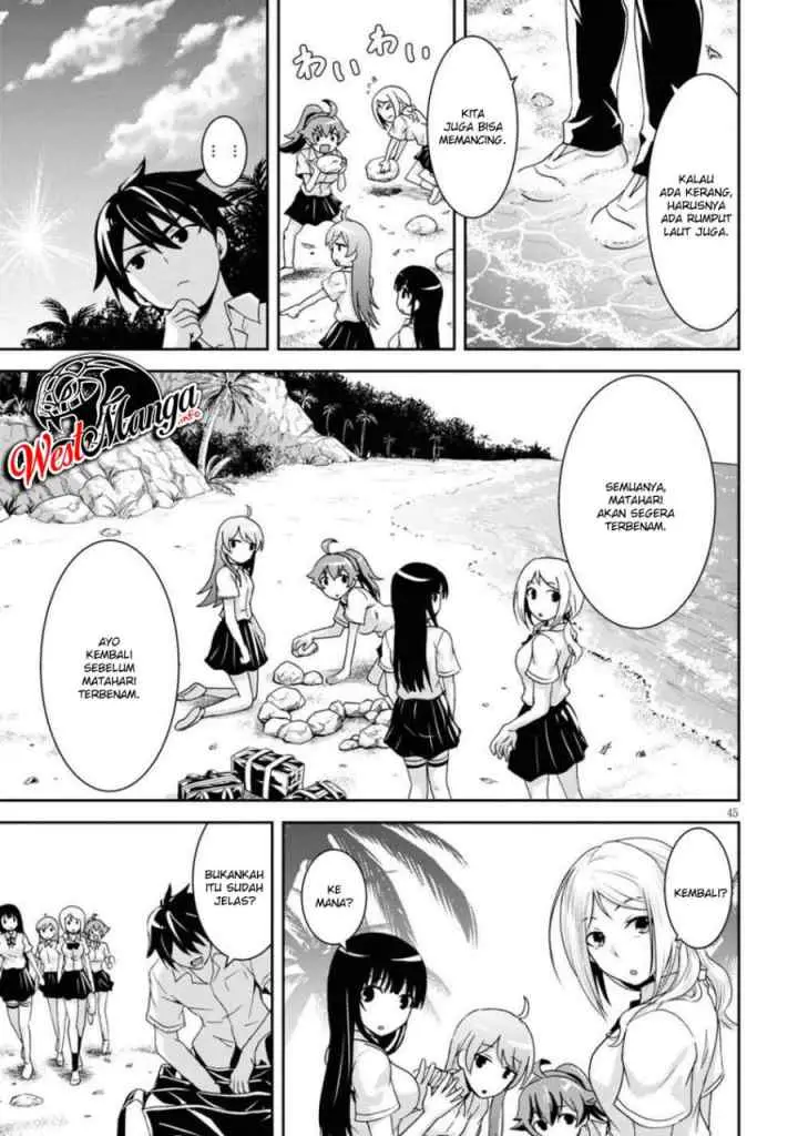 Isekai Yurutto Survival Seikatsu: Gakkou no Minna to Isekai no Mujintou ni Tenishitakedo Ore Dake Rakushou desu chapter 1.3 halaman 18