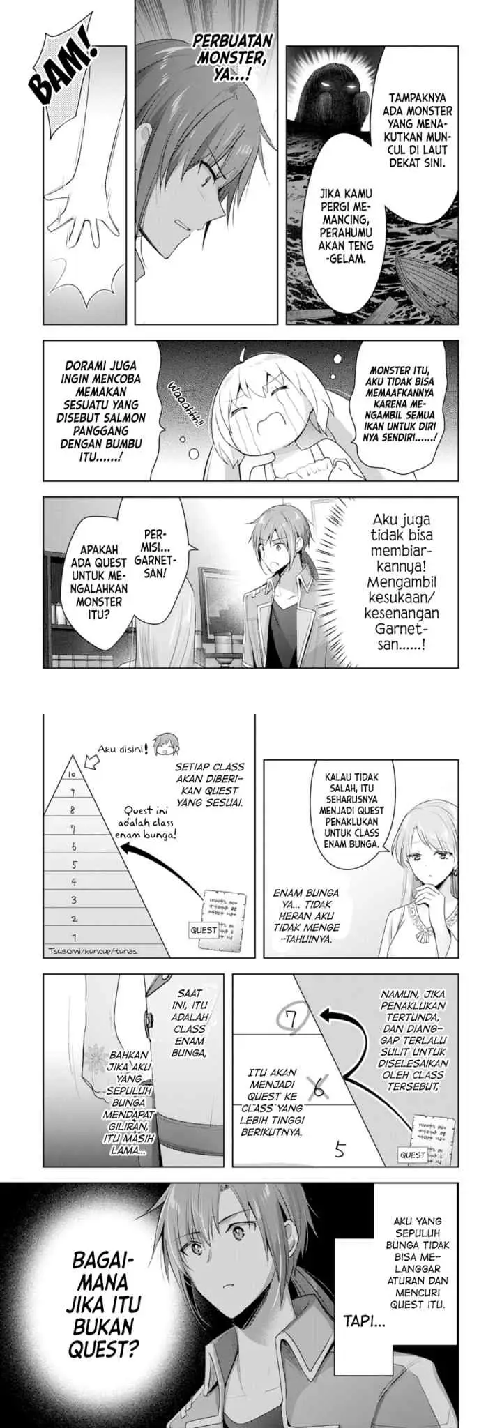 Uketsukejo ni Kokuhaku Shitakute Girudo ni Kayoitsumetara Eiyu ni Natteta chapter 5 halaman 10