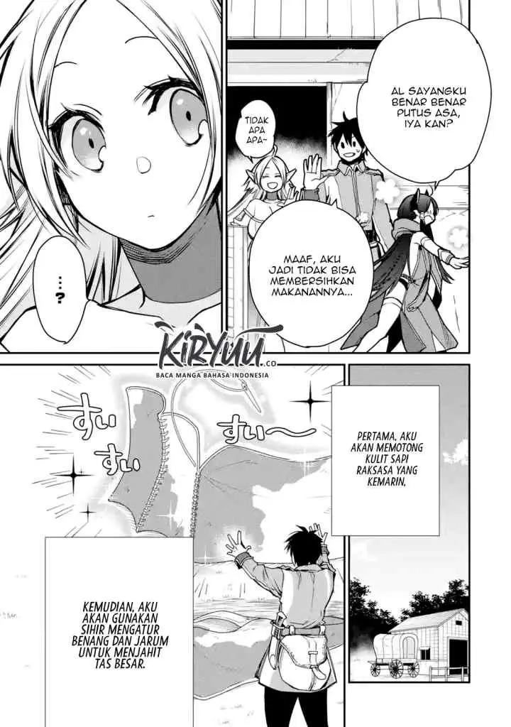 Saikyou no Madoshi. Hisa ni Ya wo Ukete Shimatta no de Inaka no Eihei ni Naru chapter 7.3 halaman 11